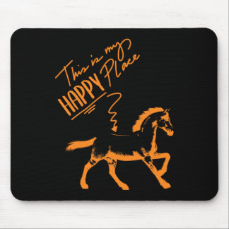 Zum Reiten Geboren Horses Girl Rider Horse Gift Mouse Pad