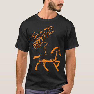 Zum Reiten Geboren Horses Girl Rider Horse Gift T-Shirt