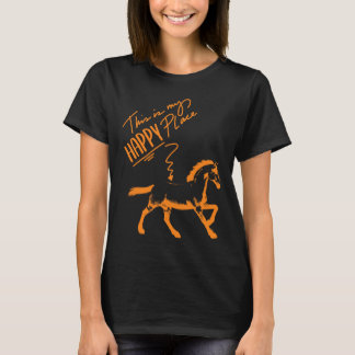 Zum Reiten Geboren Horses Girl Rider Horse Gift T-Shirt