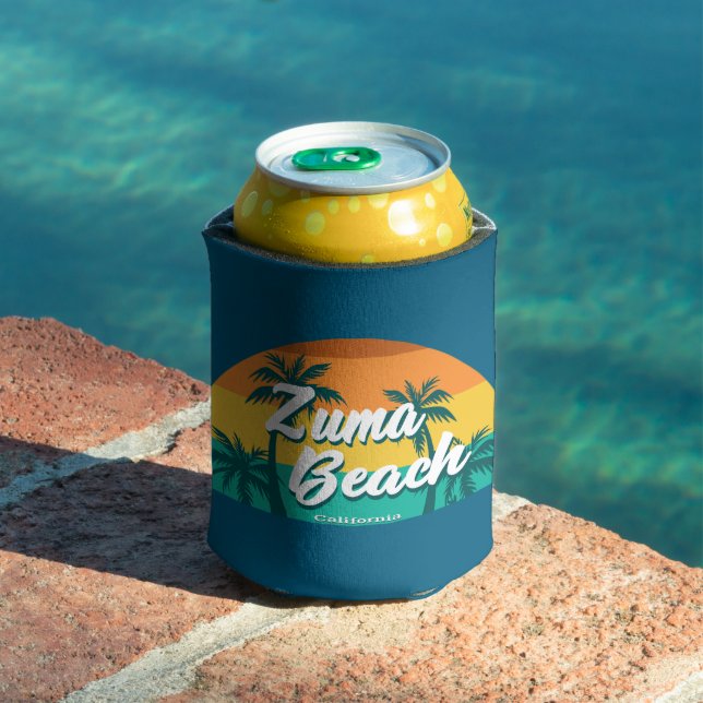 Zuma Beach California Can Cooler (In Situ Pool)