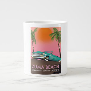 Zuma Beach Los Angeles County California Giant Coffee Mug