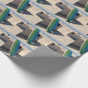 zuma beach malibu surfboard CHRISTMAS XMAS Wrapping Paper