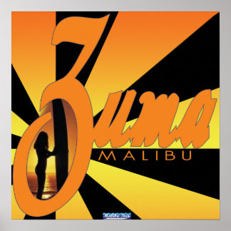 Zuma Beach Sunset Poster