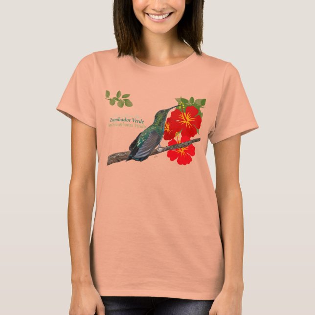 Zumbador Verde de Puerto Rico/Green Mango Shirt (Front)