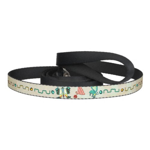 Zuni Butterfly 2 Folk Art Pet Leash