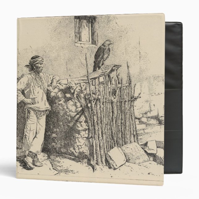 Zuni eagle cage binder (Front/Inside)