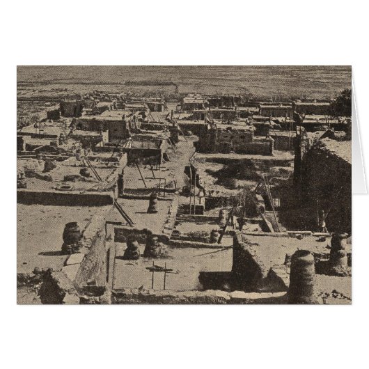 Zuni from housetops cards (Front Horizontal)