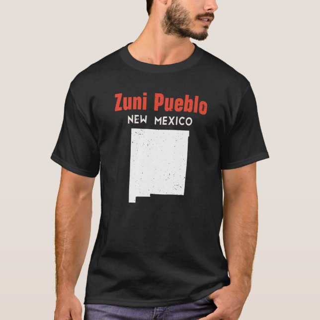Zuni Pueblo USA State America Travel New Mexican N T-Shirt (Front)
