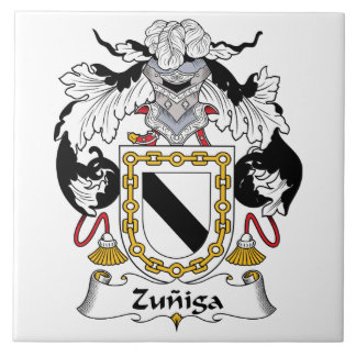 Zuniga Family Crest Ceramic Tile