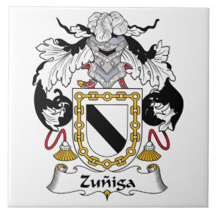 Zuniga Family Crest Tile