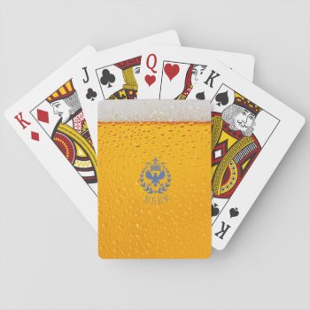 Zuno Beer Playing Cards by ZunoDesign at Zazzle