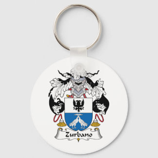 Zurbano Family Crest Keychain