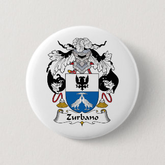 Zurbano Family Crest Pinback Button