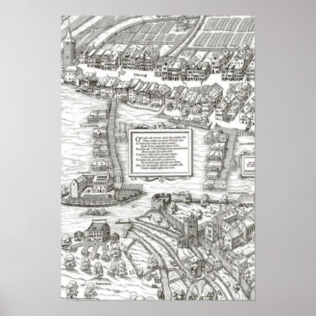 Zürich - 1576 Josua Murer, 1576 Poster (Front)