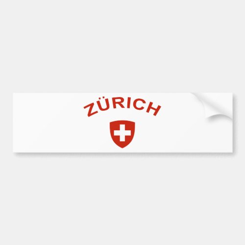 Zurich Bumper Sticker