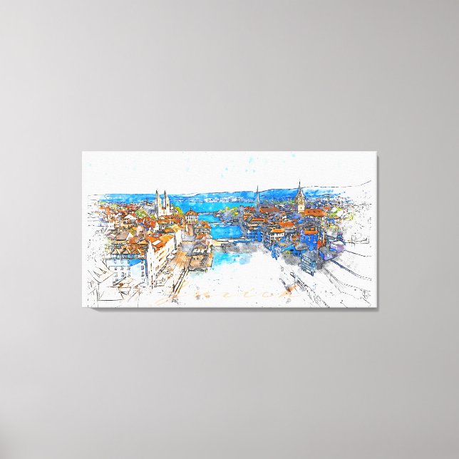 Zurich Canvas Print (Front)