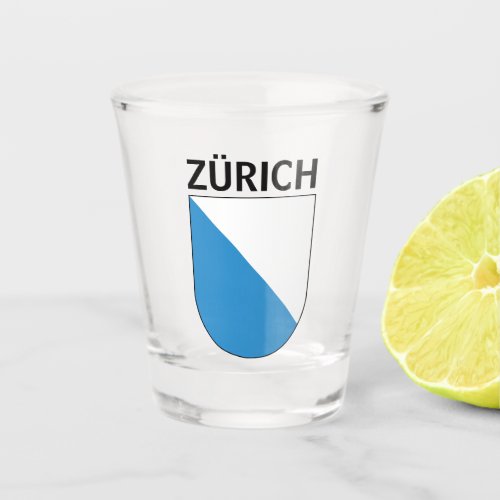 Zrich coat of arms shot glass