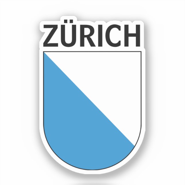 Zürich coat of arms sticker (Front)