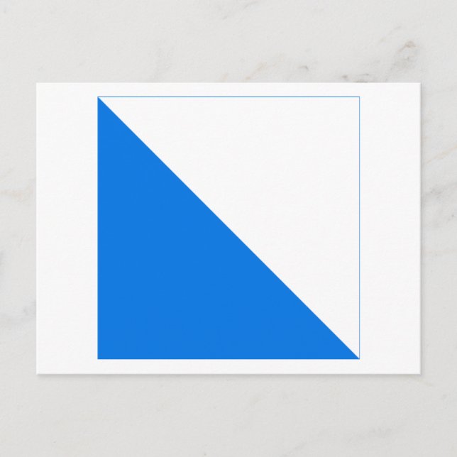 Zurich Flag Postcard (Front)