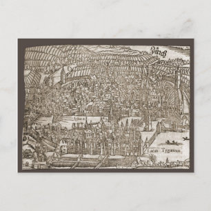 Zurich in the 16th century postcard
