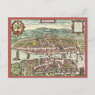Zurich in the 16th century postcard