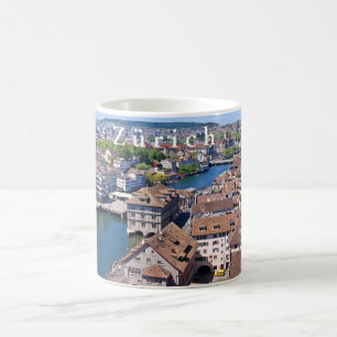Zurich. Panorama from the Grossmunster Tower. Coffee Mug