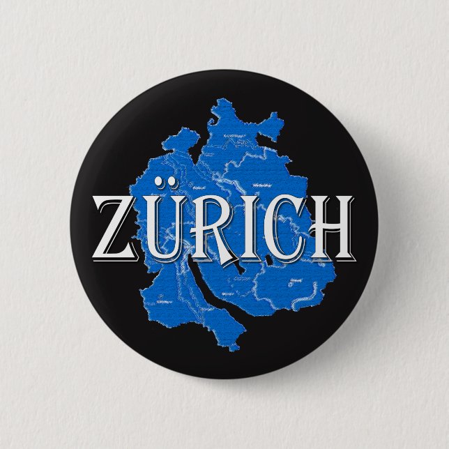 Zurich Pinback Button (Front)