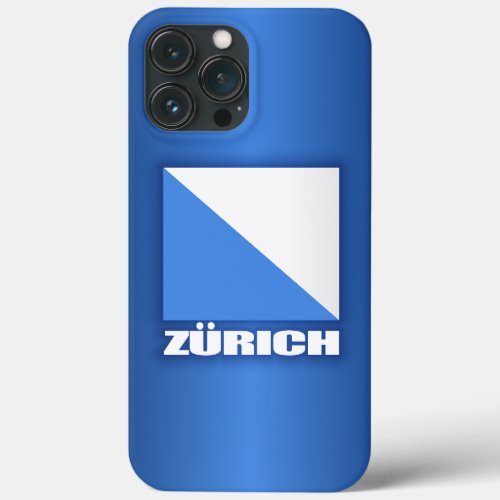 Zurich Shirts iPhone 13 Pro Max Case