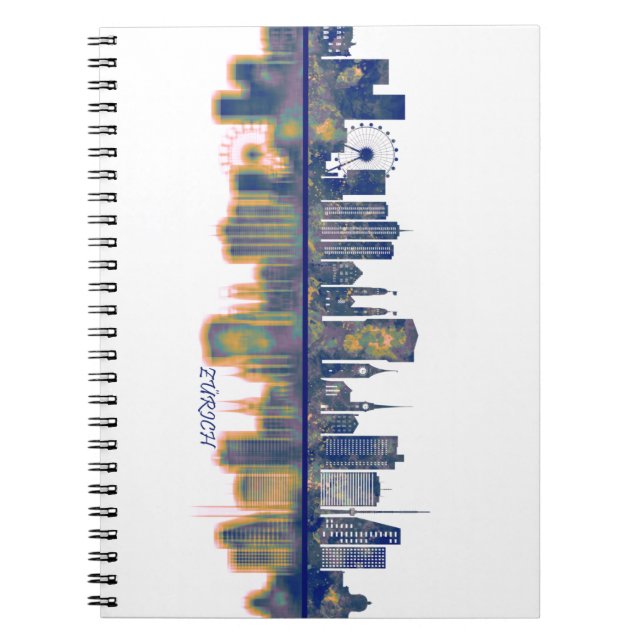 Zurich Skyline Notebook (Front)