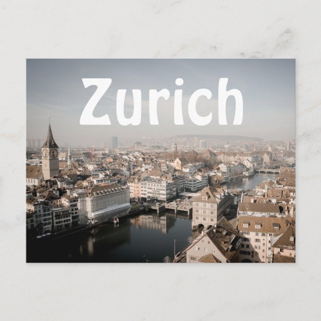 Zurich Skyline  Postcard (Front)
