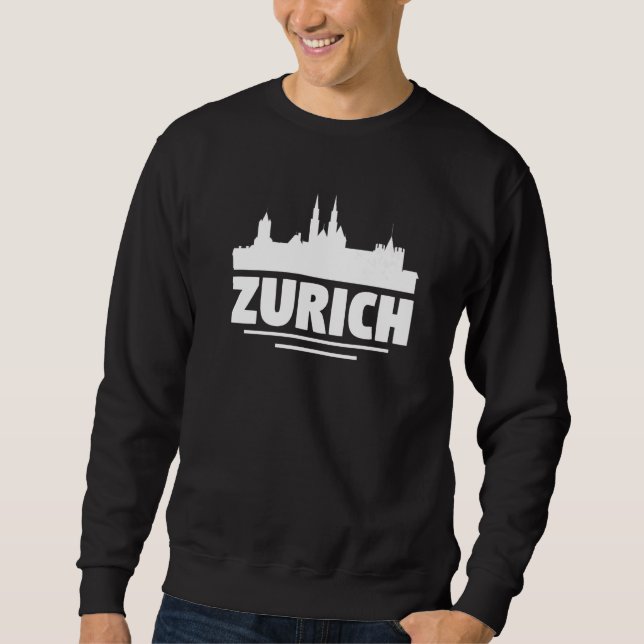 Zurich Switzerland  3 Sweatshirt (Front)