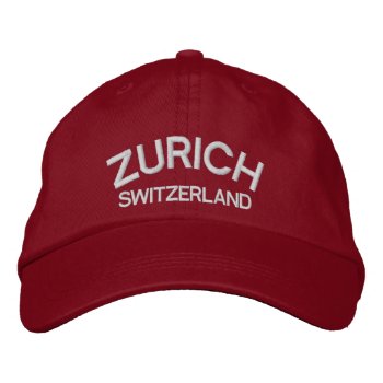 Zurich* Switzerland Classic Cap by Azorean at Zazzle
