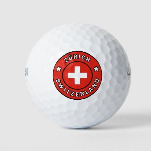 Zrich Switzerland Golf Balls
