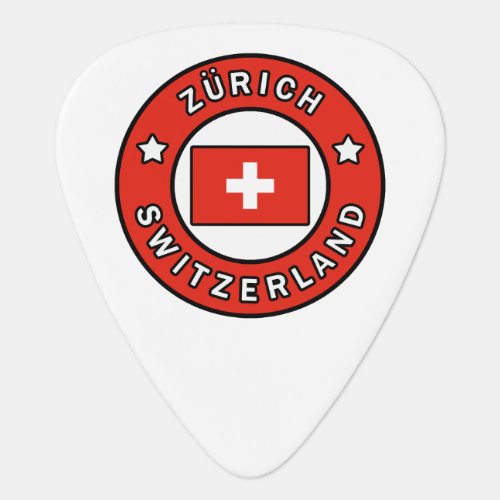 Zrich Switzerland Guitar Pick