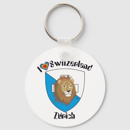 Zurich Switzerland Key Keychain