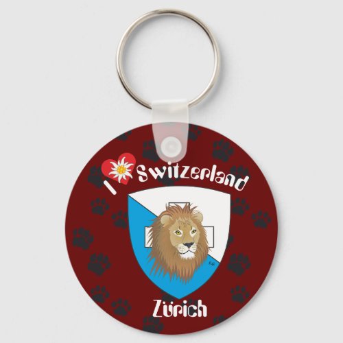 Zurich Switzerland Key Keychain