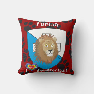 Zurich Switzerland Kissen Throw Pillow