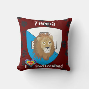 Zurich Switzerland Kissen Throw Pillow