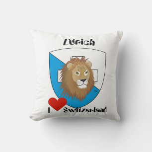 Zurich Switzerland Kissen Throw Pillow