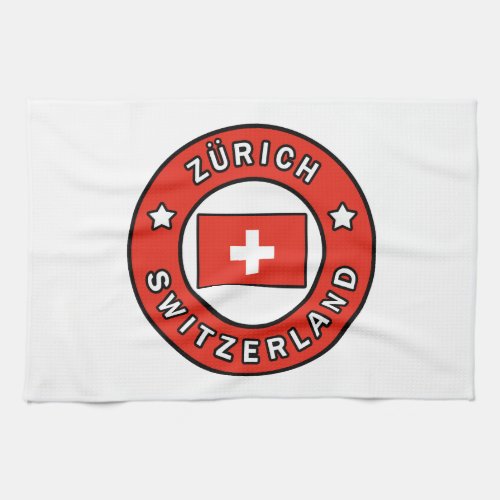 Zrich Switzerland Kitchen Towel