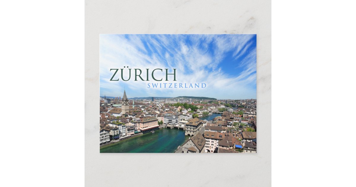 Zurich Switzerland Postcard Zazzle