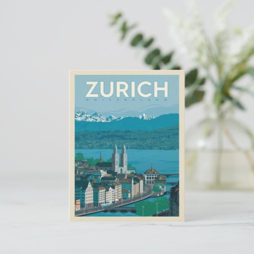 Zurich, Switzerland Postcard Zazzle