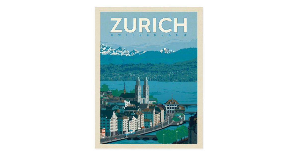 Zurich, Switzerland Postcard