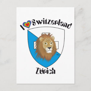 Zurich Switzerland postcard