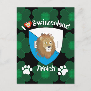 Zurich Switzerland postcard