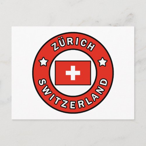 Zrich Switzerland Postcard