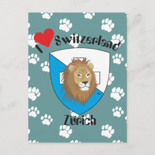 Zurich Switzerland postcard