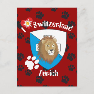 Zurich Switzerland postcard