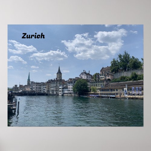 Zurich Switzerland Poster
