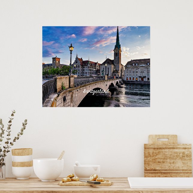 Zurich, Switzerland Poster (Kitchen)